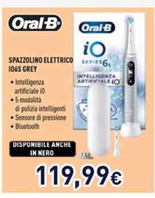 Oral-B Spazzolino Elettrico iO6S Grey