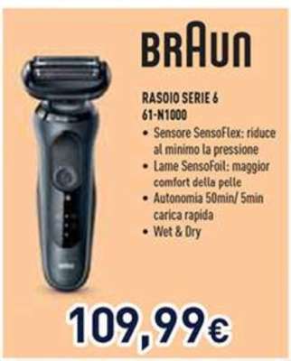 Braun Rasoio Serie 6 61-N1000