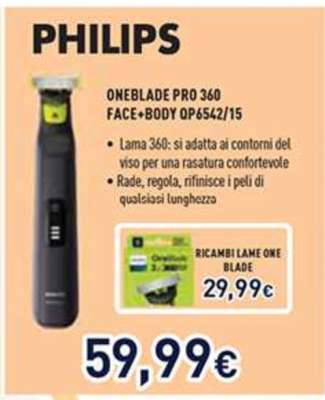 PHILIPS ONEBLADE PRO 360 FACE+BODY QP6542/15