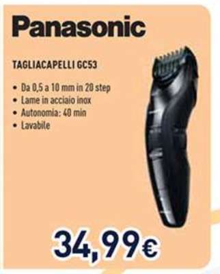 Panasonic TAGLIACAPELLI GC53
