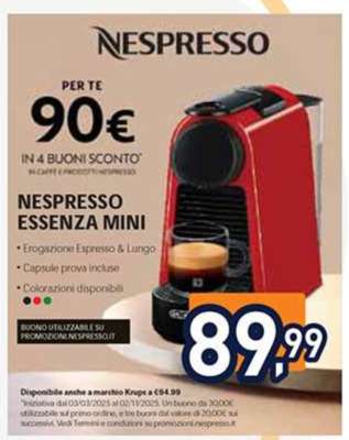 Nespresso Essenza Mini