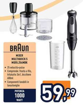 Braun Mixer MultiQuick 5 MQ55.254MBK