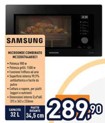 SAMSUNG MICROONDE COMBINATO MC32DG7646KKE1