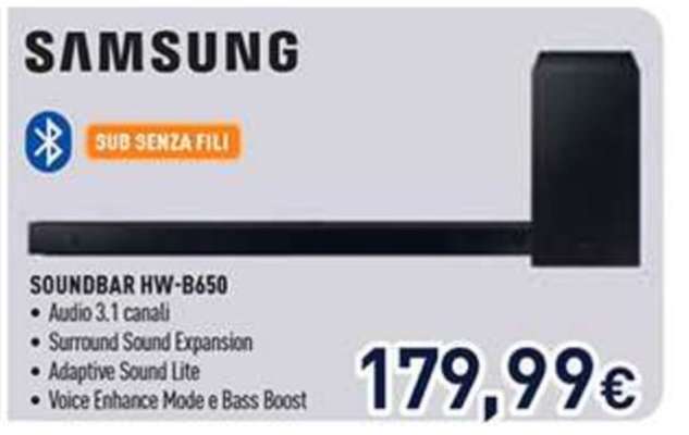 SAMSUNG SOUNDBAR HW-B650