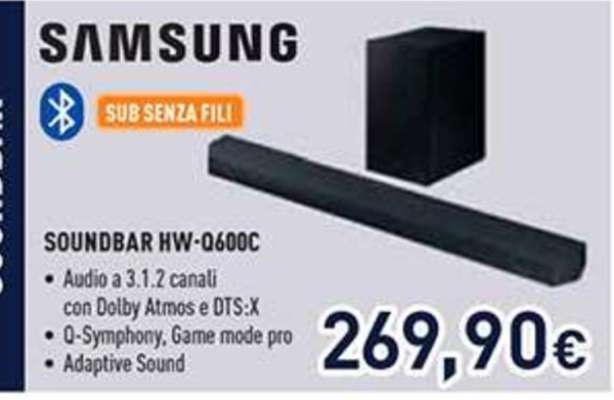 SAMSUNG SOUNDBAR HW-Q600C