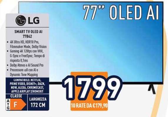 LG 77" OLED AI