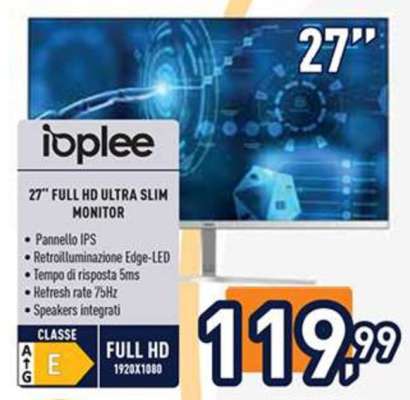 Iplee 27" FULL HD ULTRA SLIM MONITOR