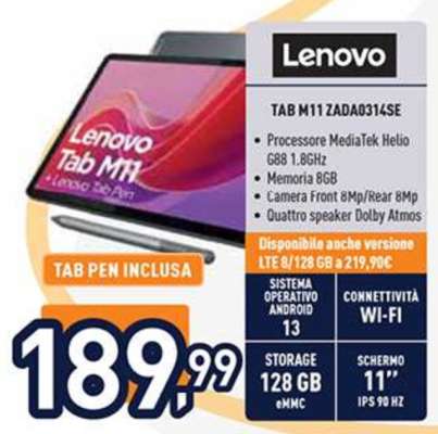 Lenovo Tab M11 ZADA0314SE
