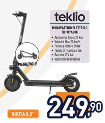 tekliio Monopattino Elettrico TK1M7AL8K