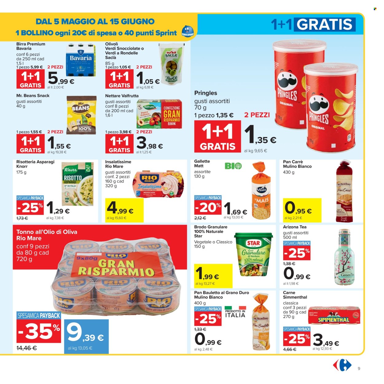 Volantino Carrefour - 5/5/2025 - 15/5/2025. Pagina 1