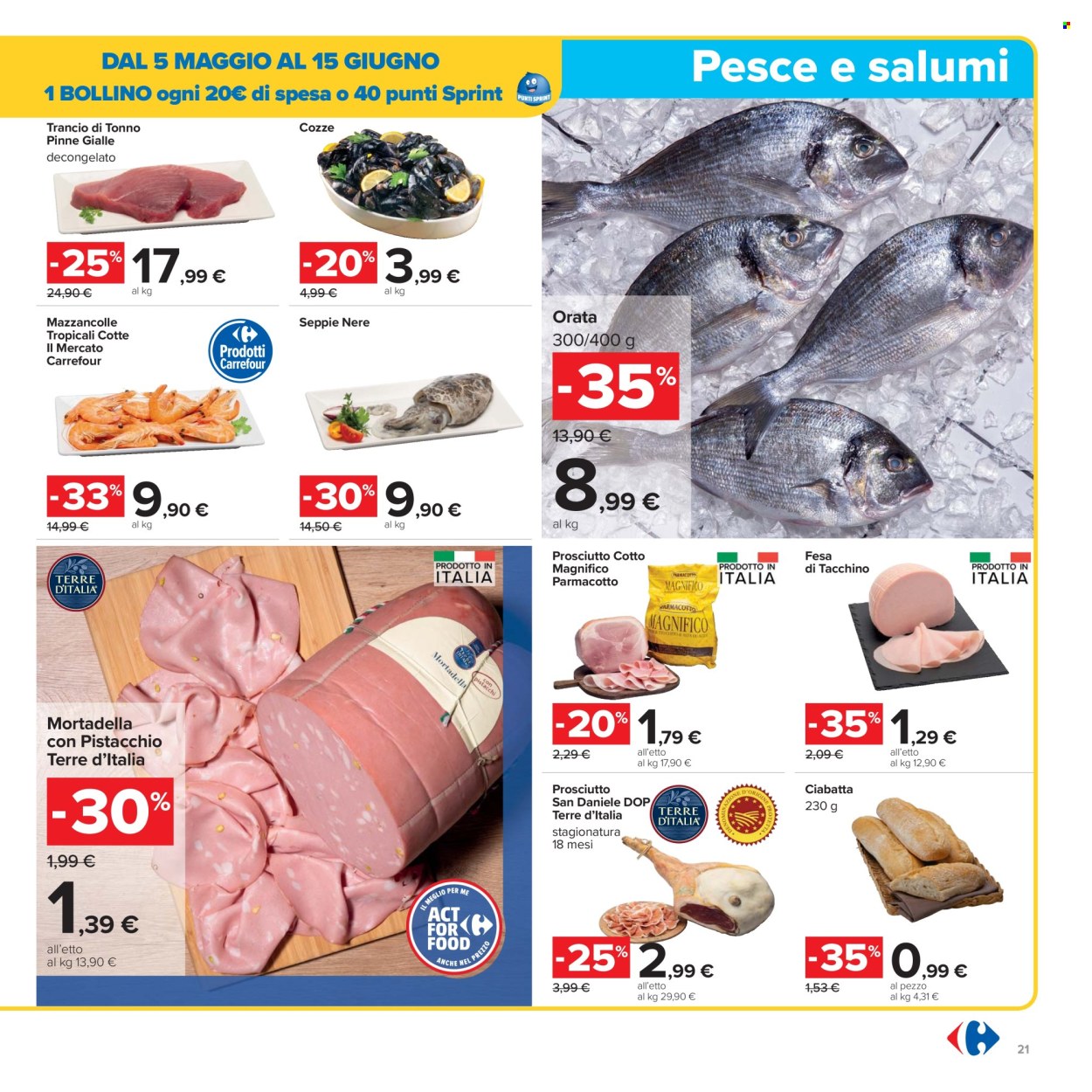 Volantino Carrefour - 5/5/2025 - 15/5/2025. Pagina 1