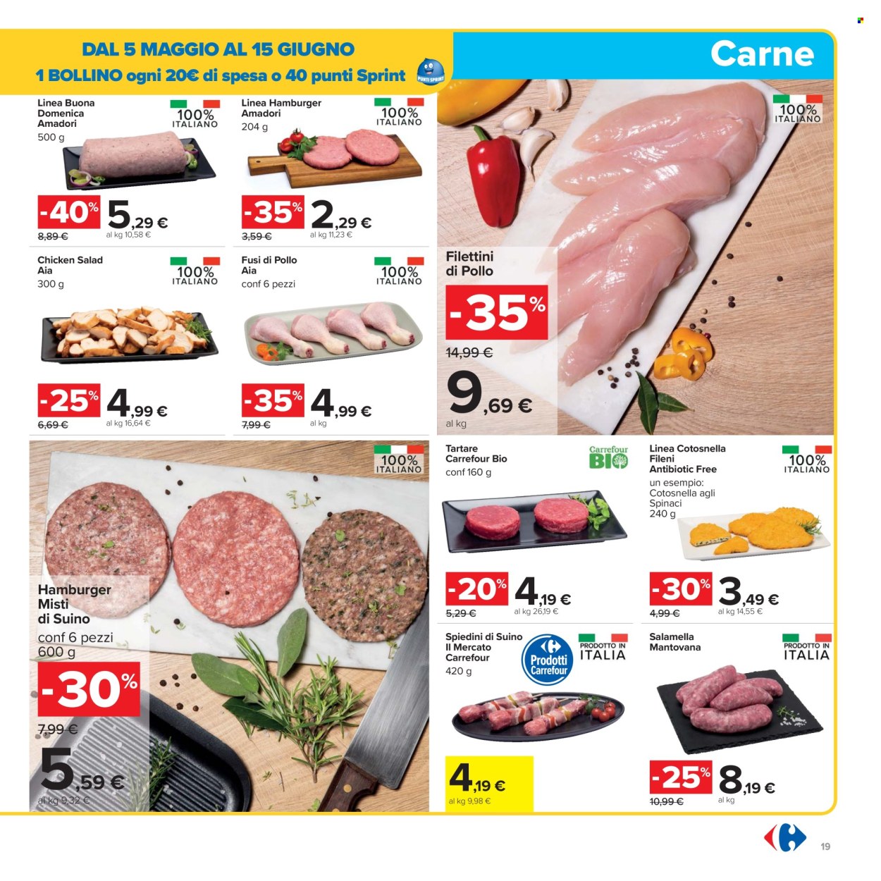 Volantino Carrefour - 5/5/2025 - 15/5/2025. Pagina 1
