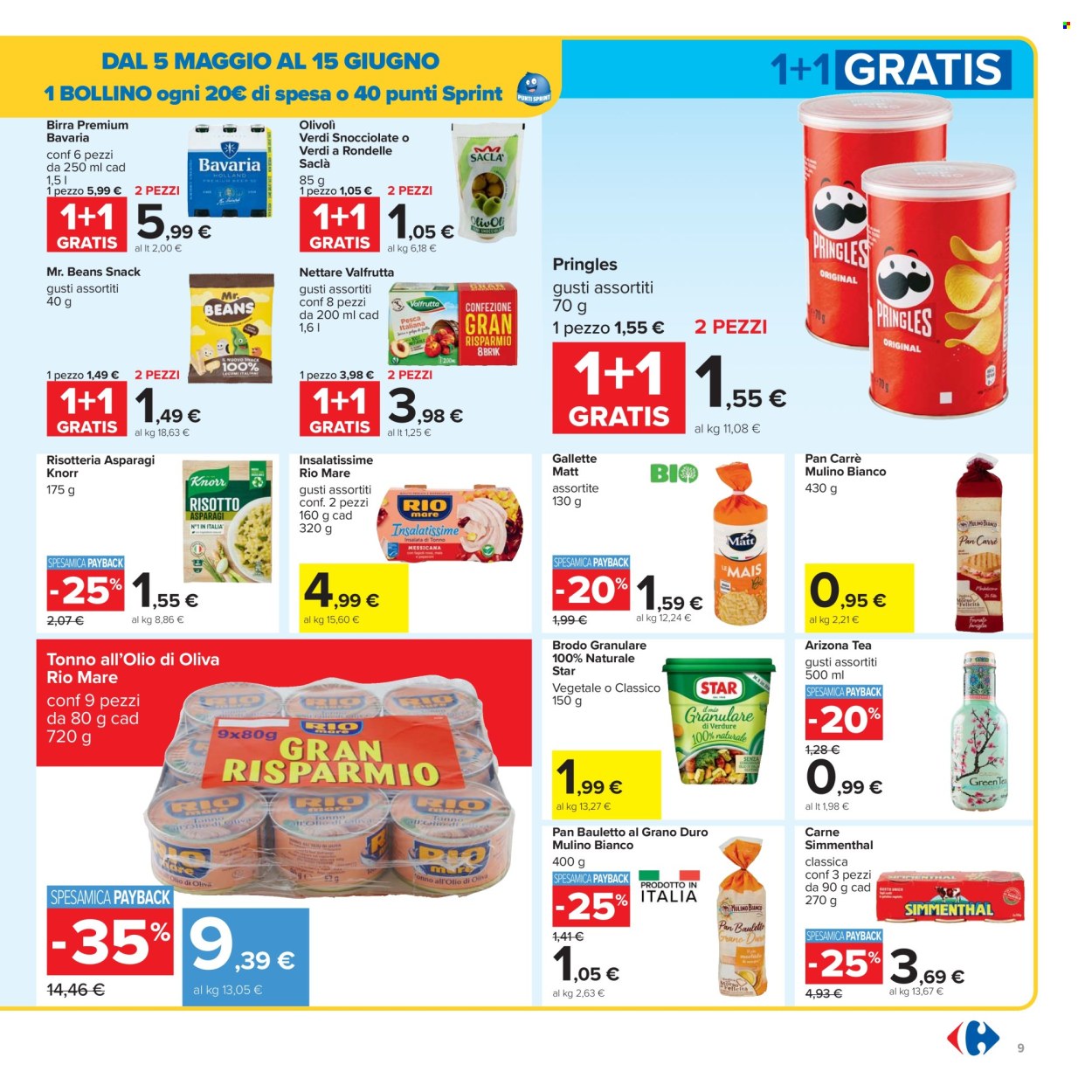 Volantino Carrefour - 5/5/2025 - 15/5/2025. Pagina 1