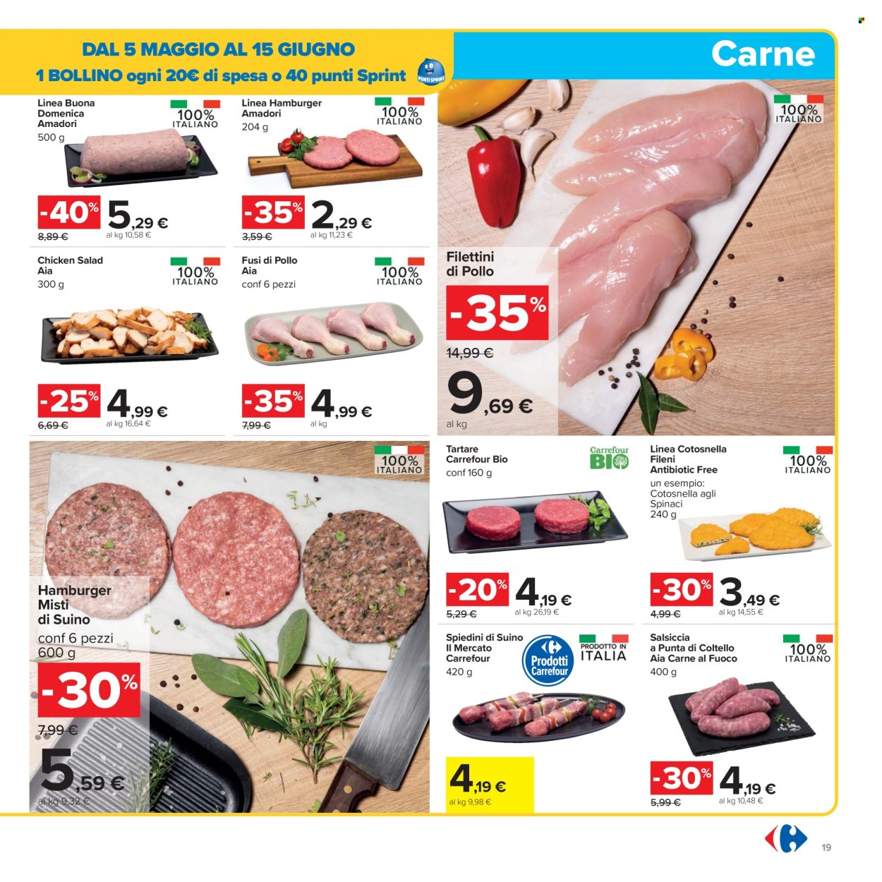 Volantino Carrefour - 5/5/2025 - 15/5/2025. Pagina 1