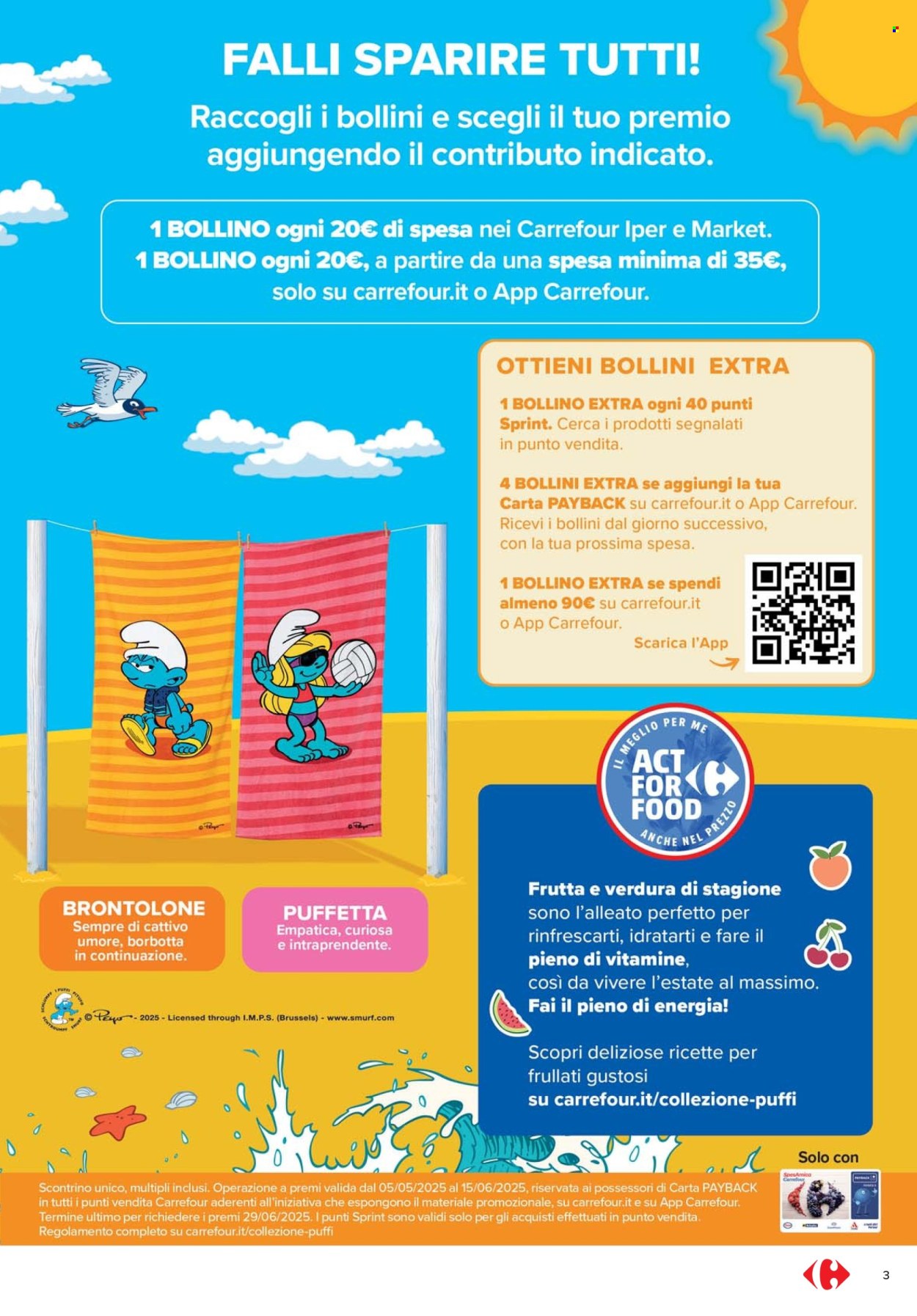 Volantino Carrefour - 5/5/2025 - 15/5/2025. Pagina 1