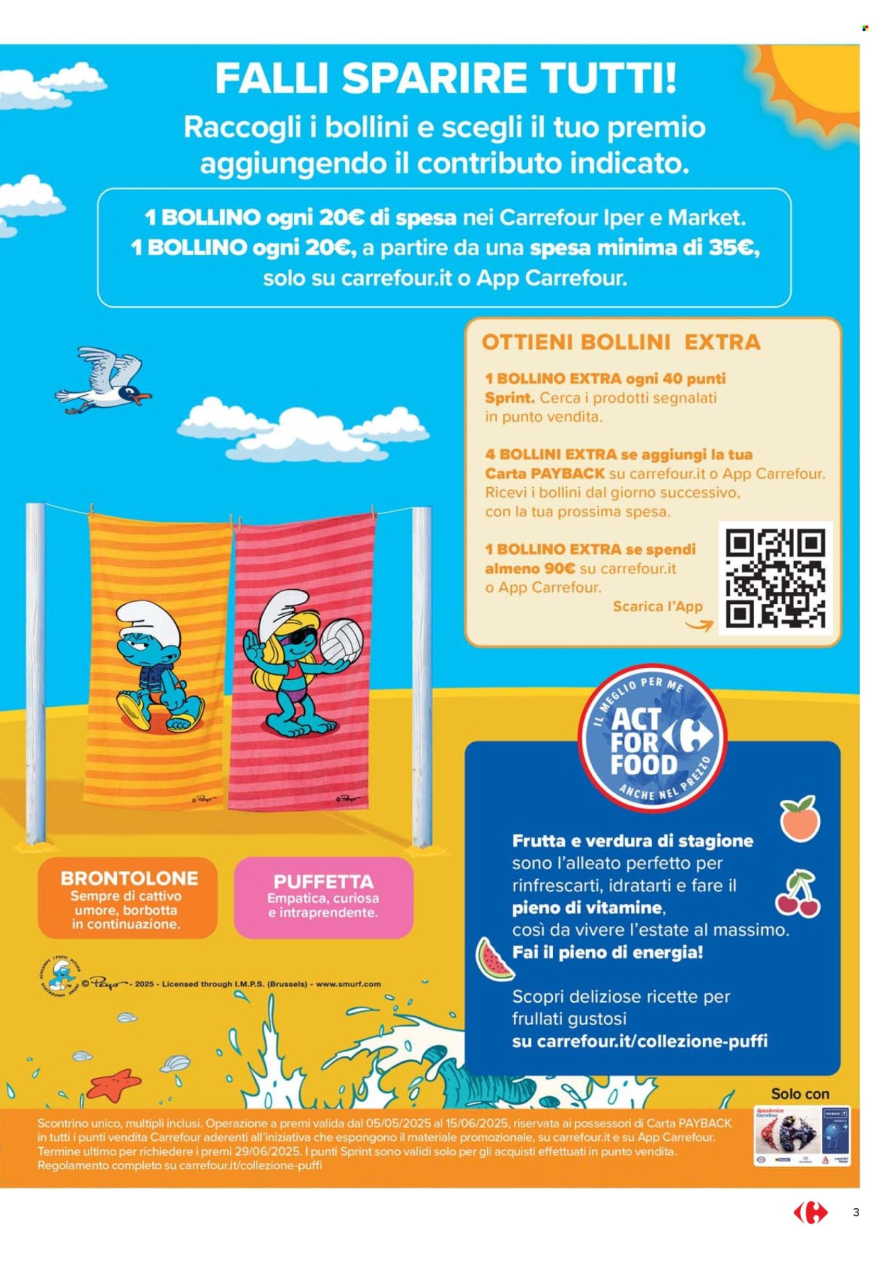 Volantino Carrefour - 5/5/2025 - 15/5/2025. Pagina 1