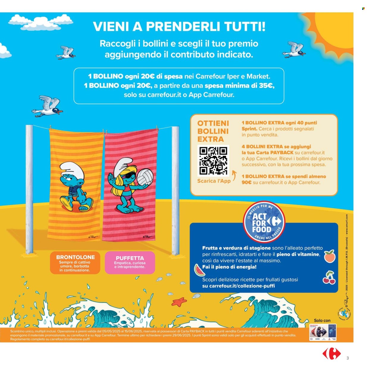 Volantino Carrefour - 5/5/2025 - 15/5/2025. Pagina 1