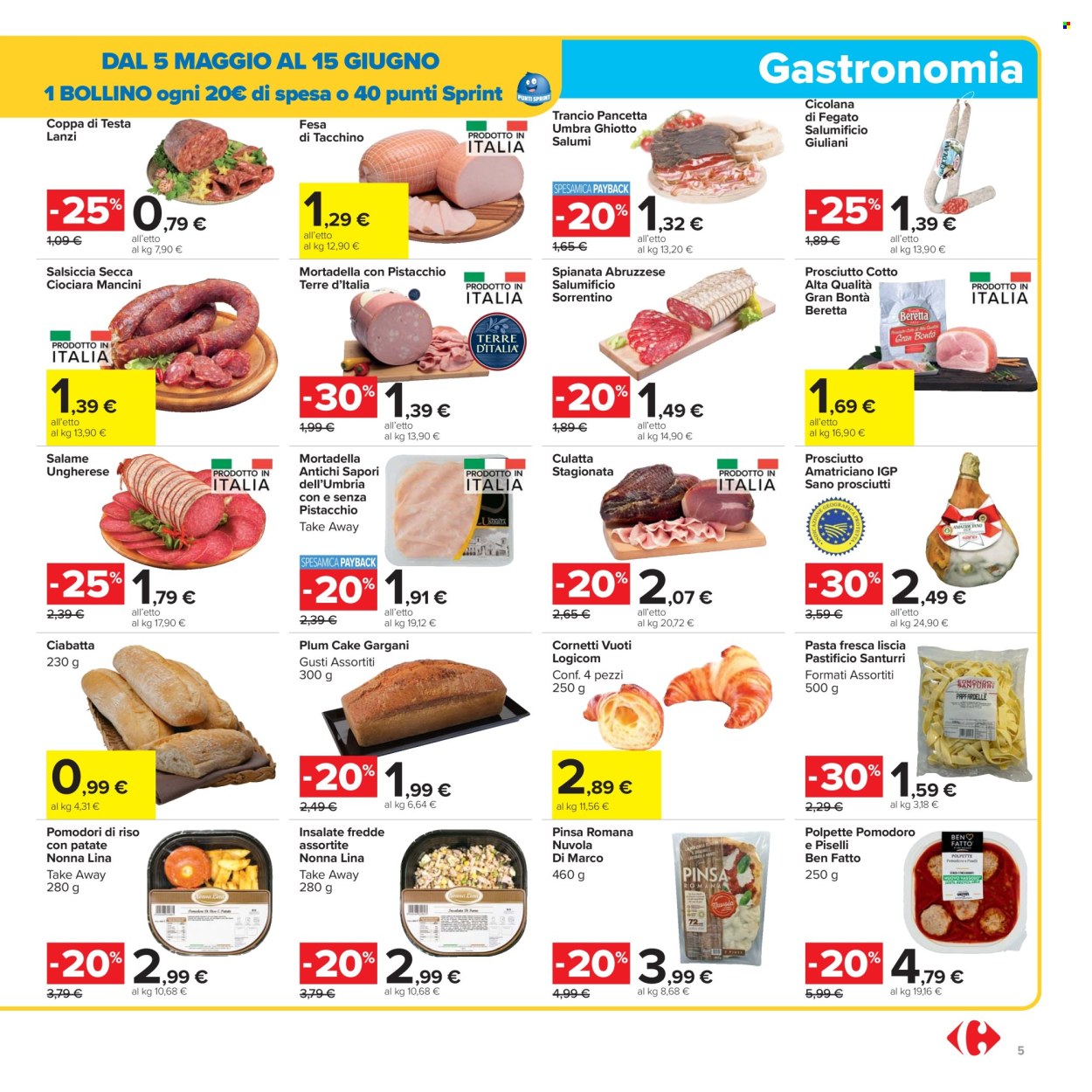 Volantino Carrefour - 5/5/2025 - 15/5/2025. Pagina 1