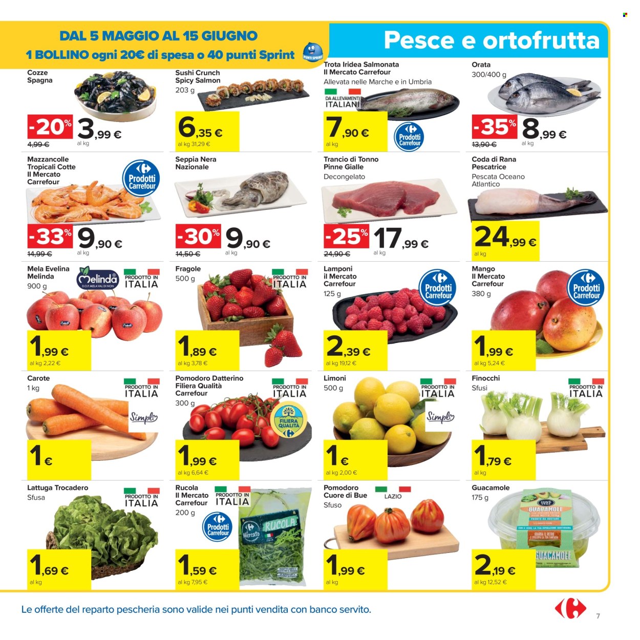 Volantino Carrefour - 5/5/2025 - 15/5/2025. Pagina 1
