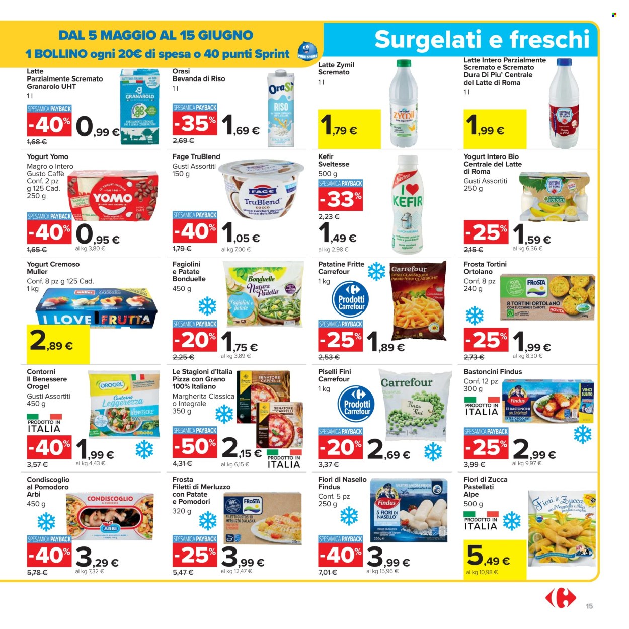 Volantino Carrefour - 5/5/2025 - 15/5/2025. Pagina 1