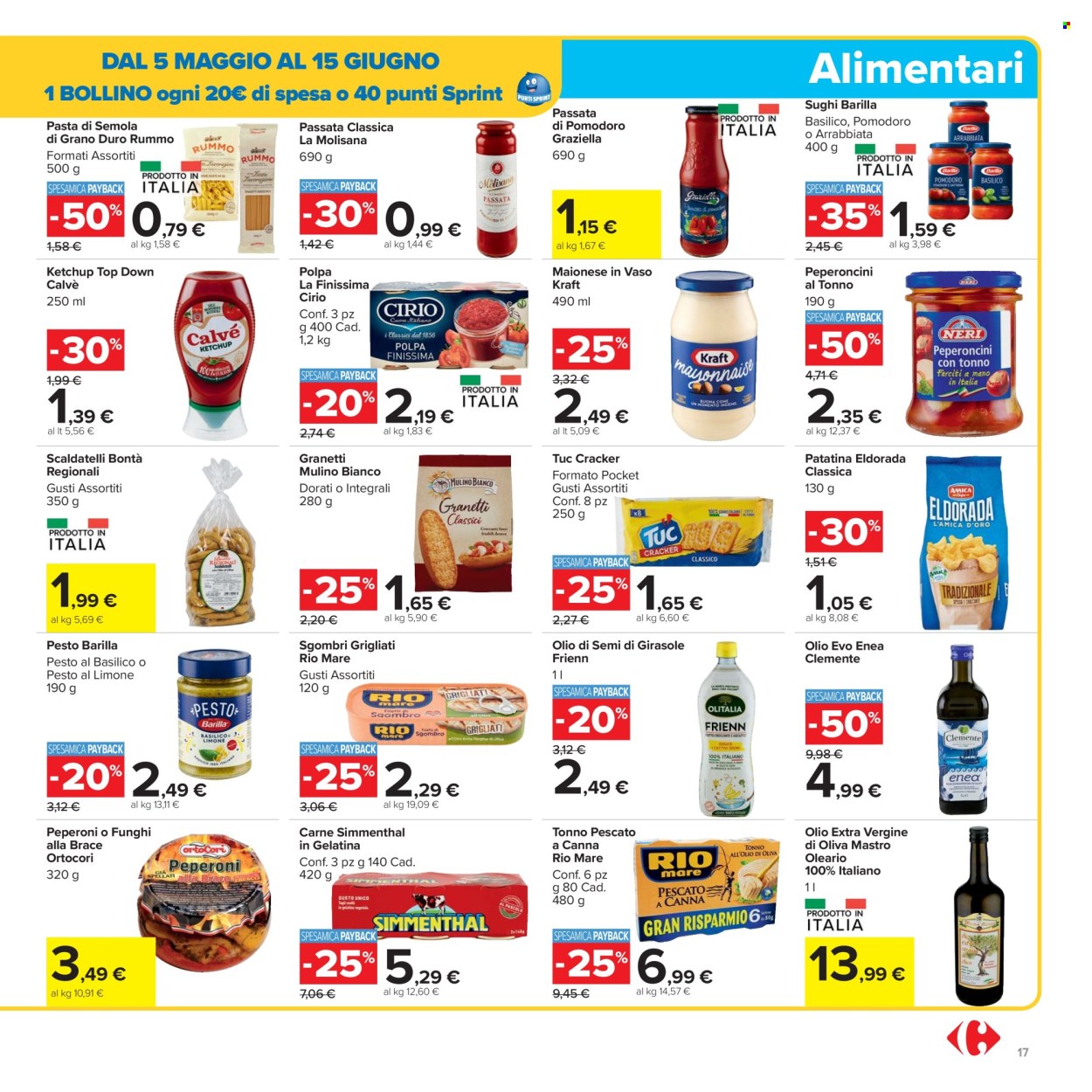 Volantino Carrefour - 5/5/2025 - 15/5/2025. Pagina 1