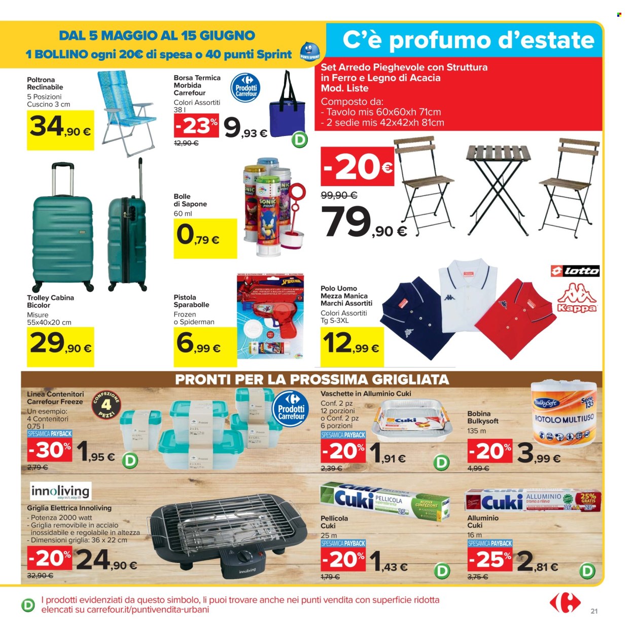 Volantino Carrefour - 5/5/2025 - 15/5/2025. Pagina 1