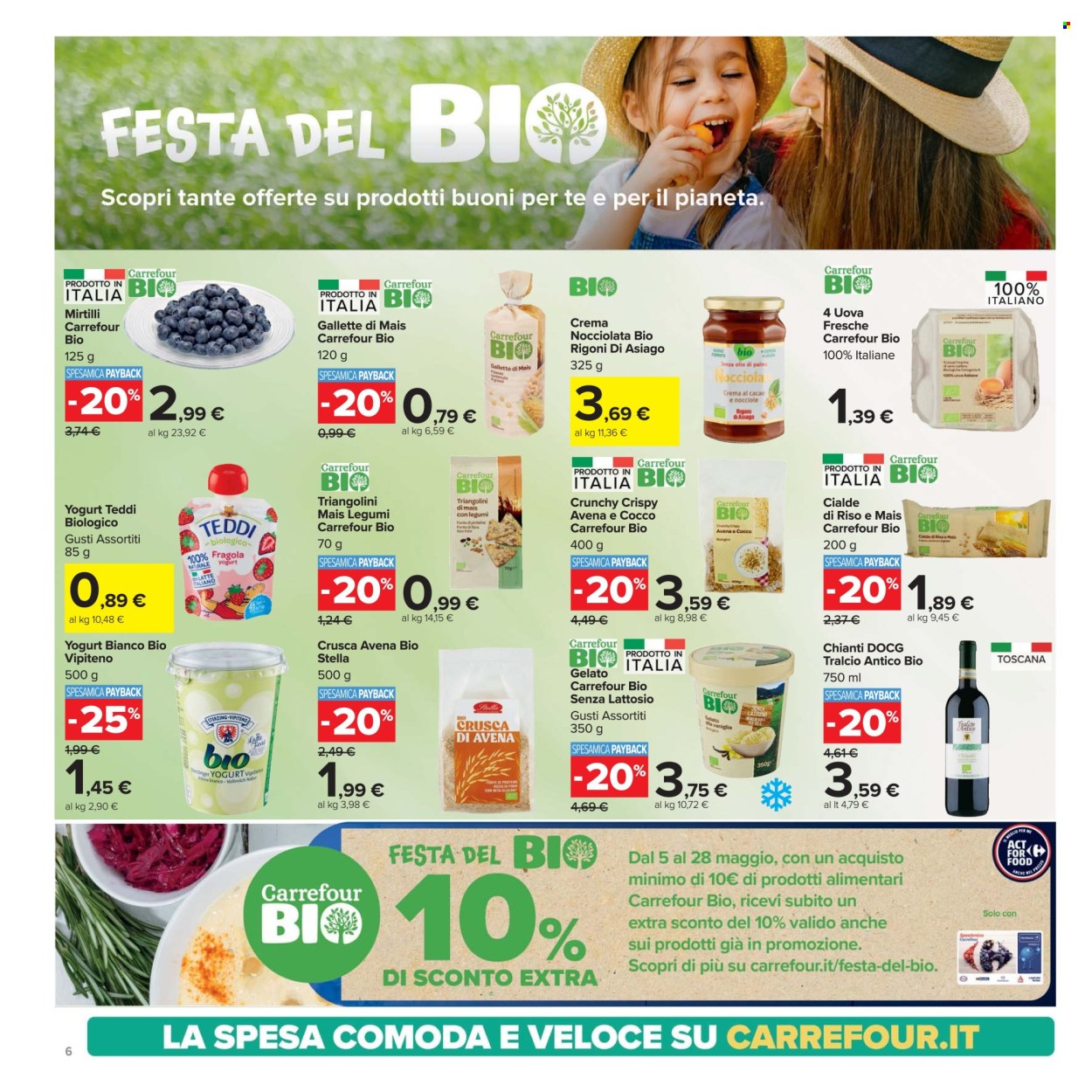 Volantino Carrefour - 5/5/2025 - 15/5/2025. Pagina 1