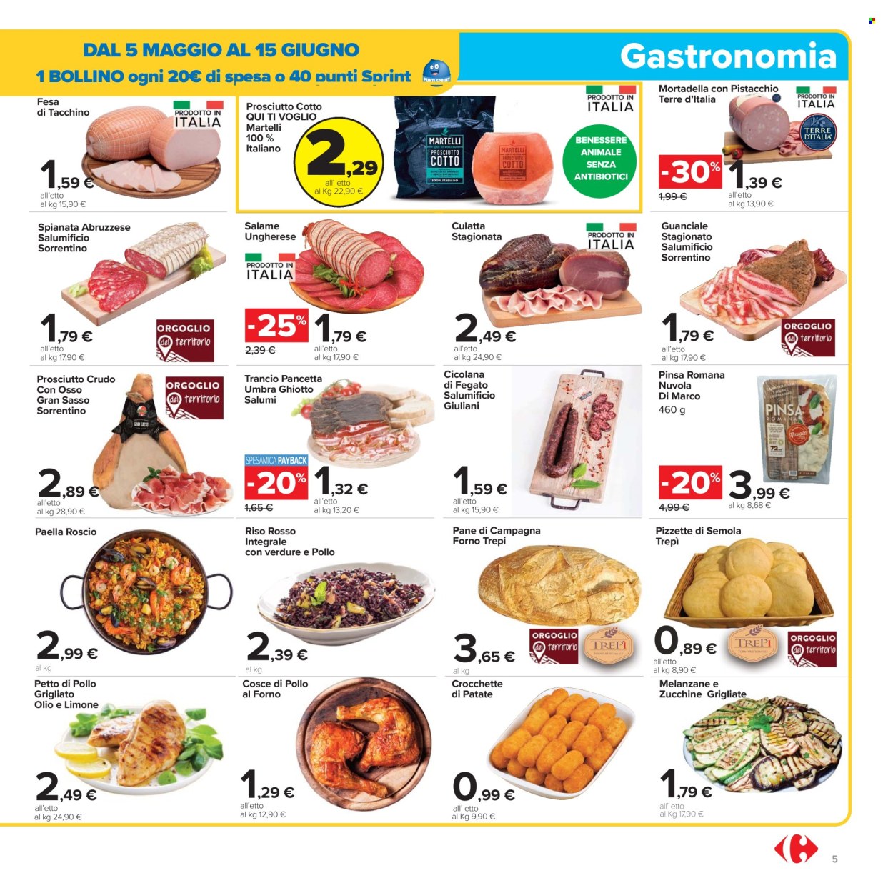 Volantino Carrefour - 5/5/2025 - 15/5/2025. Pagina 1