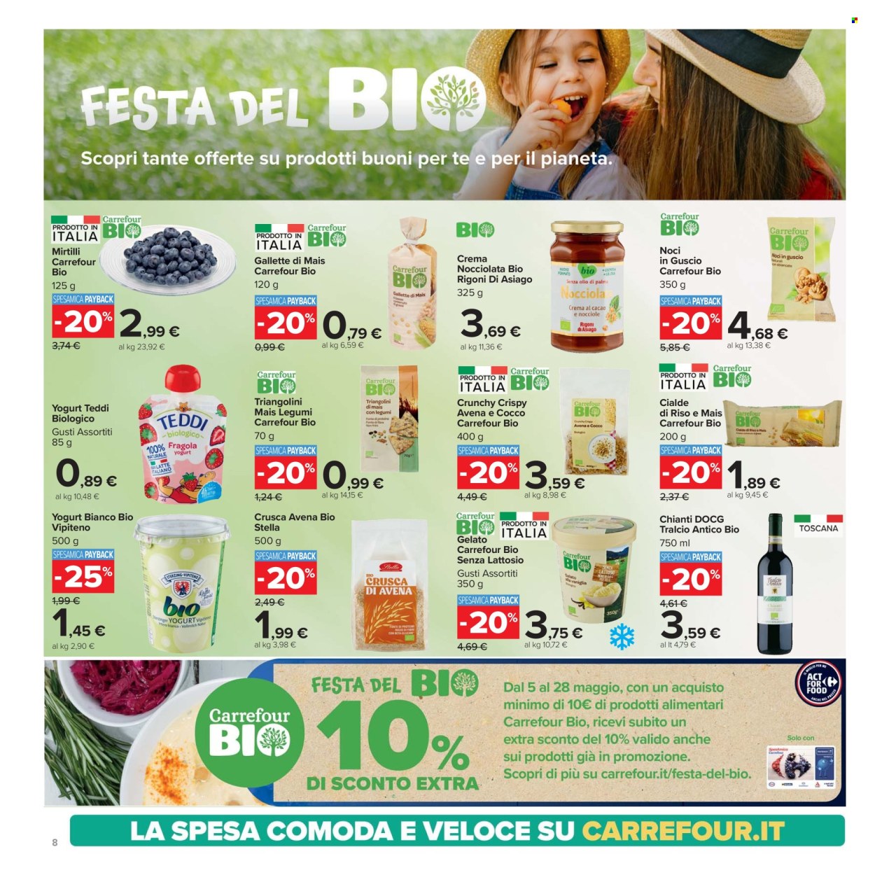 Volantino Carrefour - 5/5/2025 - 15/5/2025. Pagina 1