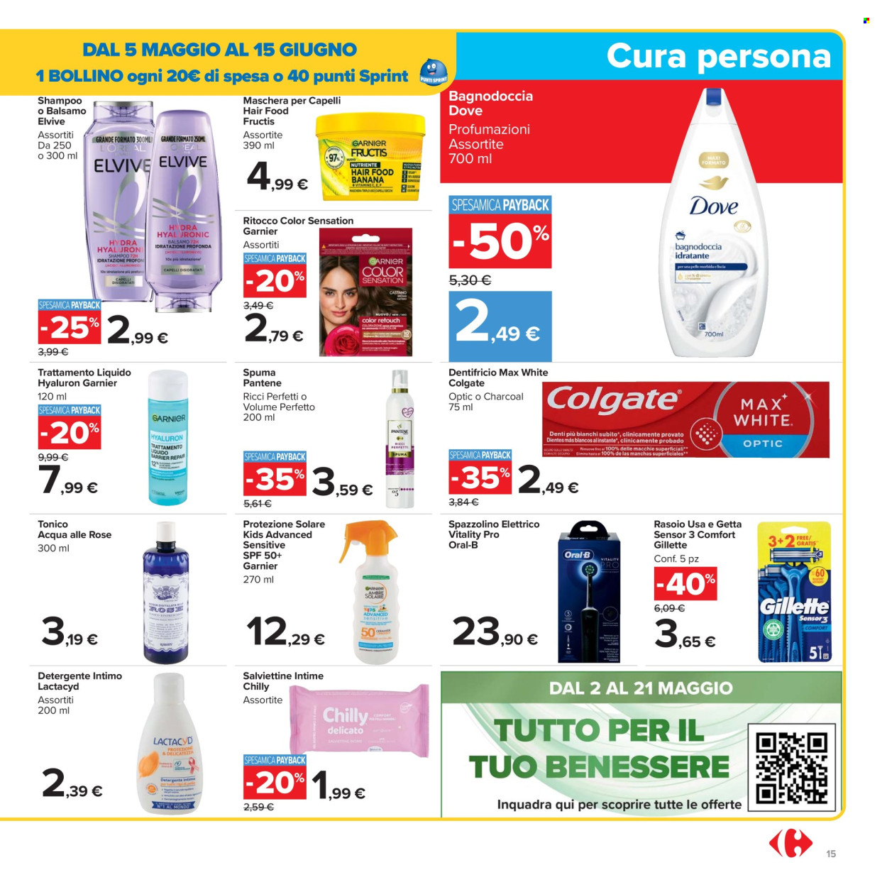 Volantino Carrefour - 5/5/2025 - 15/5/2025. Pagina 1