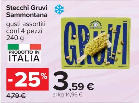 Stecchi Gruvi Sammontana
