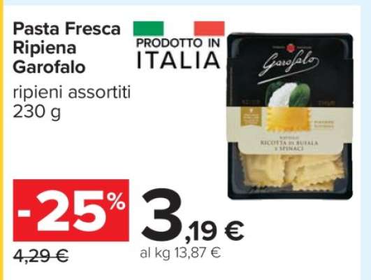 Pasta fresca ripiena Garofalo