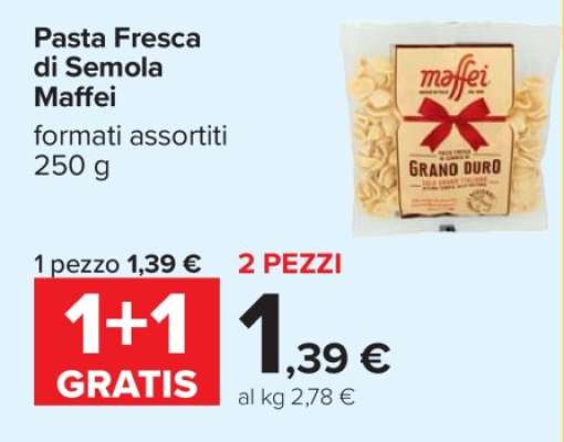 Pasta Fresca di Semola Maffei