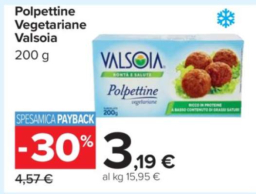 Polpettine Vegetariane Valsoia
