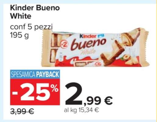 Kinder Bueno White