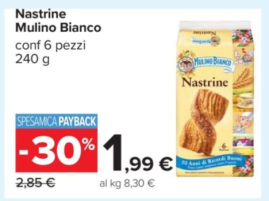 Nastrine Mulino Bianco