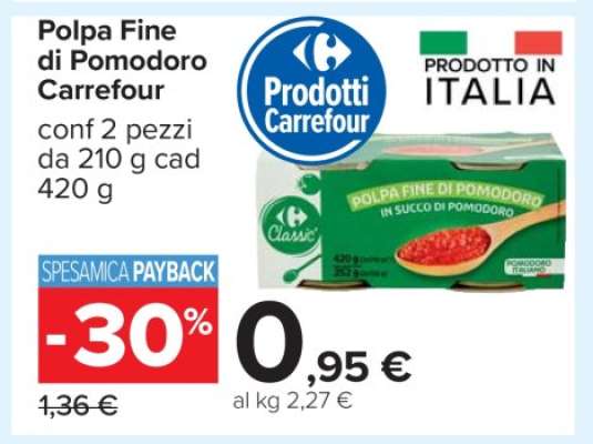 Polpa Fine di Pomodoro Carrefour