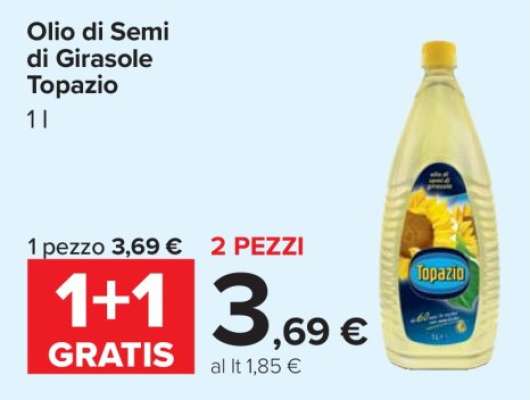 Olio di Semi di Girasole Topazio