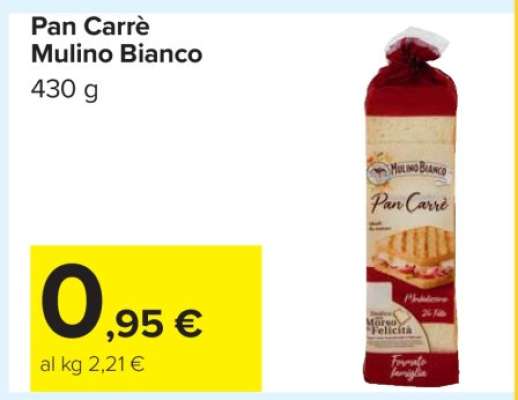 Pan Carrè Mulino Bianco