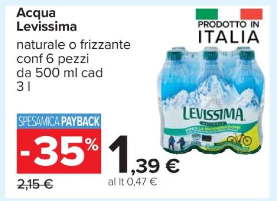 ACQUA LEVISSIMA