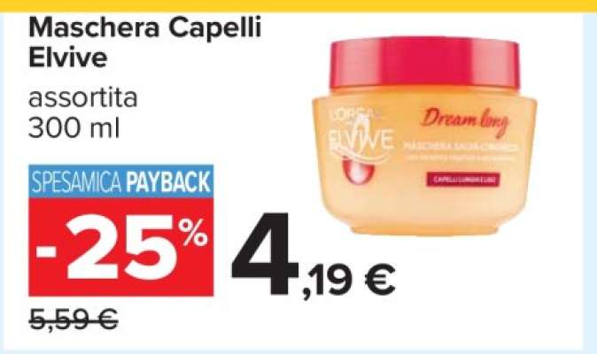 MASCHERA CAPELLI ELVIVE