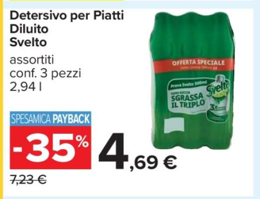 Detersivo per Piatti Diluito Svelto