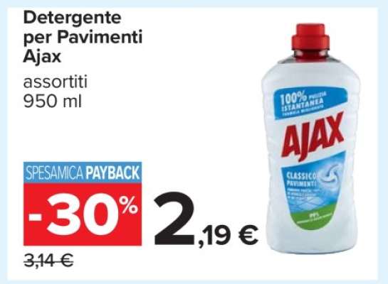 Detergente per pavimenti Ajax