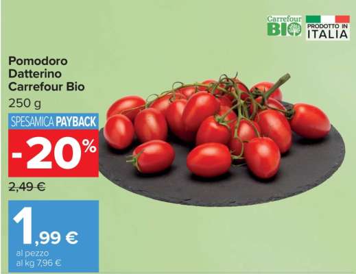 Pomodoro Datterino Carrefour Bio