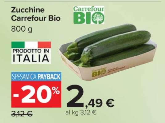Zucchine Carrefour Bio