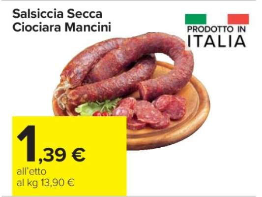 Salsiccia Secca Ciociara Mancini