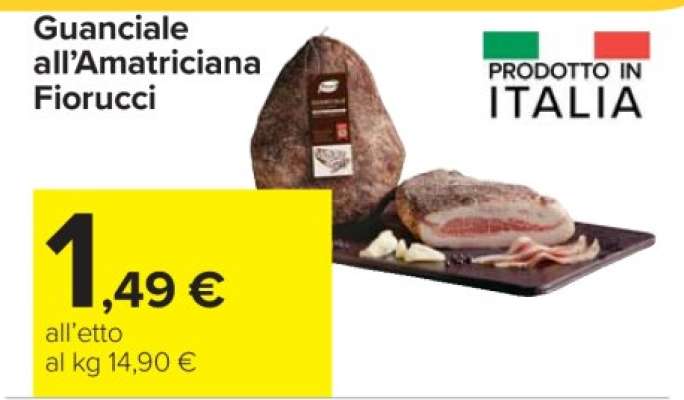 Guanciale all’Amatriciana Fiorucci