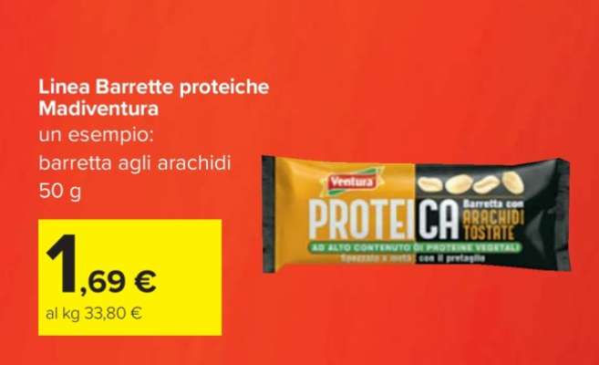 Linea Barrette proteiche Madiventura