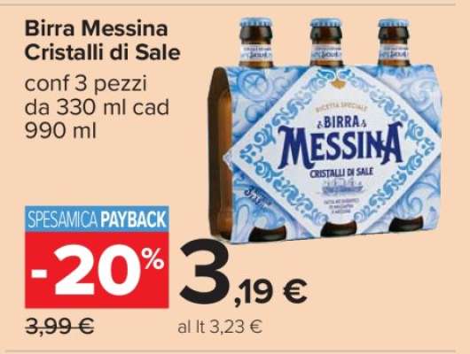 Birra Messina Cristalli di Sale