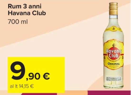 Rum 3 anni Havana Club